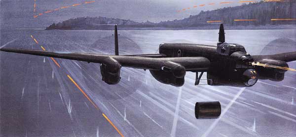 illustration for the Avro Lancaster paper model