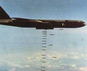 Boeing B-52 stratofortress big ugly fat fella  Dropping Bombs