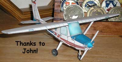 Submitted model of the Cessna 152 Thanks John