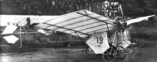 Demoiselle monoplane