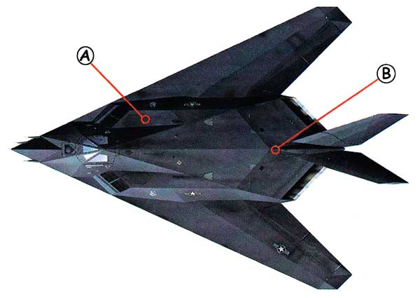 Lockeheed F-117 Nighthaw Callout Top