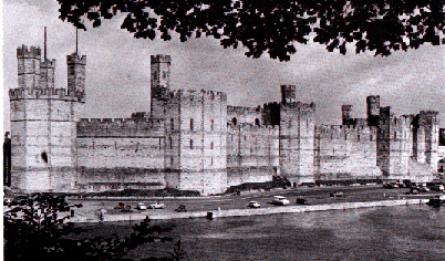 Caernarvon Castle in Wales