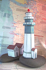 Grays Harbor Lighthouse paper model