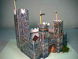 Norman Castle paper model
