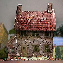 Fiddlersgreen downloadable paper model of a little Slate and Stone House
